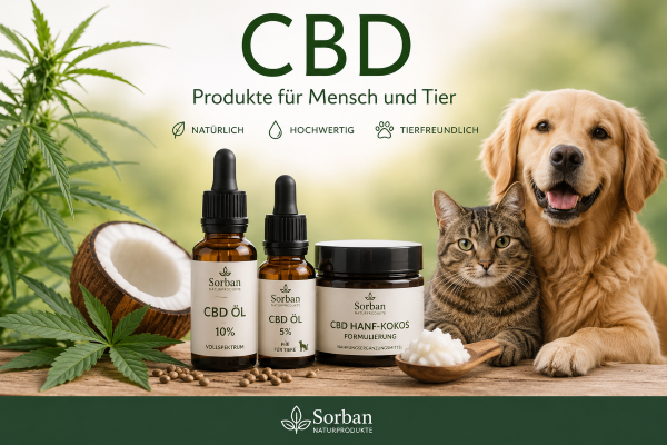 CBD products for humans and animals by Sorban Naturprodukte