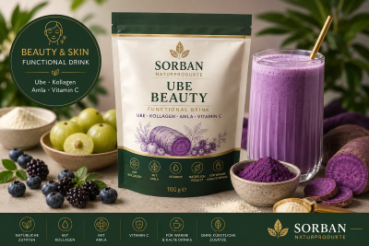 Sorban Ube Beauty Functional Drink 100 g mit Ube Kollagen und Amla