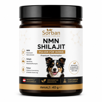 Sorban NMN-Shilajit Pulver für Hunde – Premium Tierkomplex 40 g