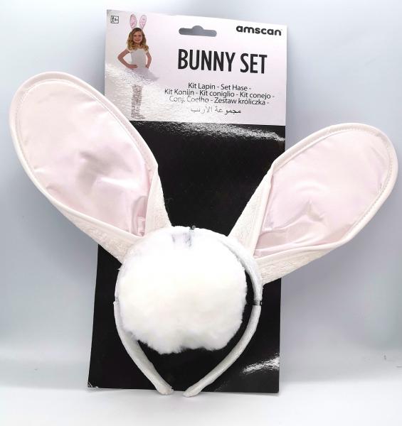 Kostümzubehörset Bunny Kind 2-teilig