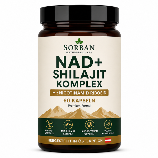 Sorban NAD+ Shilajit Komplex Kapseln – Nicotinamid Ribosid