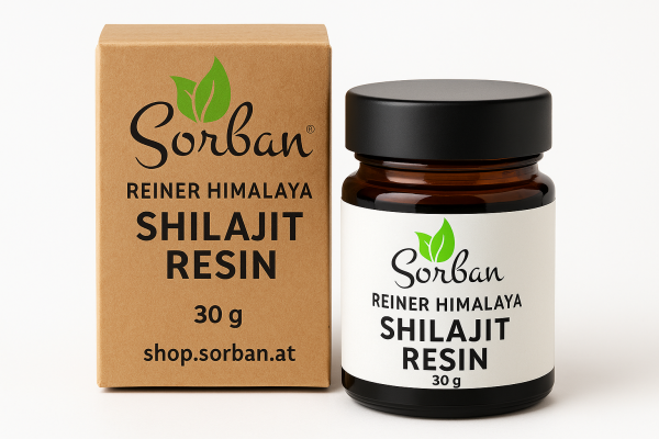 Sorban 100% Himalaya Shilajit Resin 30 g – Forschungsreagenz