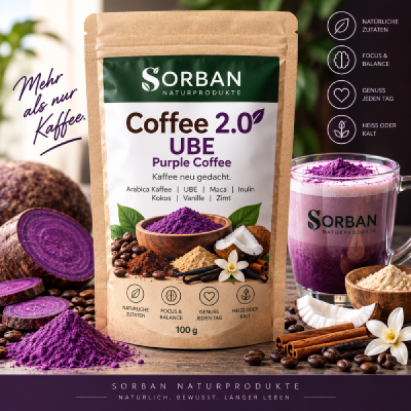 SORBAN Coffee 2.0 UBE – Purple Coffee 100 g