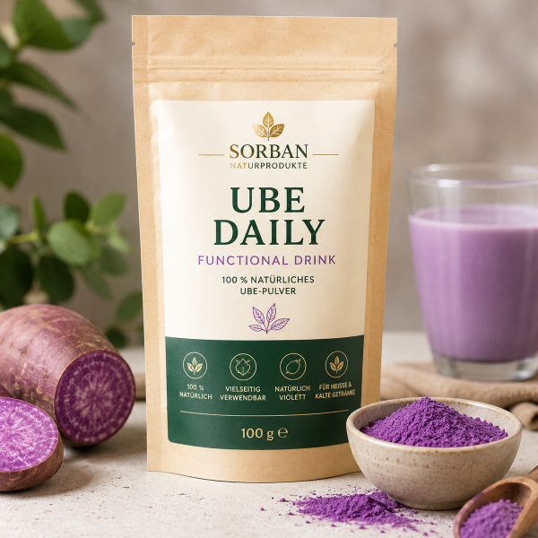 Sorban Ube Daily 100 g natürliches Ube Yamswurzelpulver