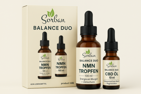 Balance Kombi – CBD Naturextrakt 10 ml 10% & 100ml NMN Tropfen