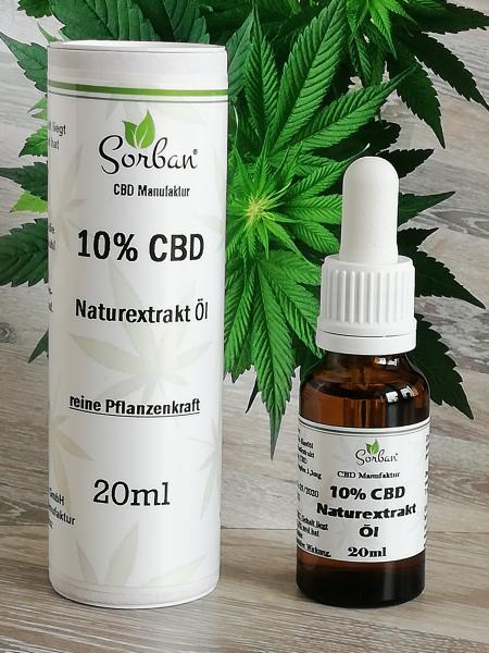 10% CBD Naturextrakt-Öl, 20ml